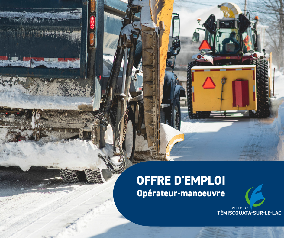 Offres d'emploi Ville de TémiscouatasurleLac